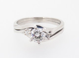 0.44ct Diamond G VS 14k gold Ladies Solitare Dress Ring Val $4100