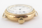 Rare Vintage 1927 Waltham 17J 18k Gold Military Style Case Wrist Watch Serviced