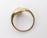 0.58ct Tapered Baguette & Brilliant Diamond 10K Yellow Gold Ring Size O Val$2400