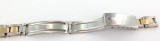 RARE 1950s / 60s ROLEX 13MM LADIES RIVETED LINK 2 TONE OYSTER BRACELET + 66 E/Ps