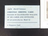 SCARCE c1950s / 1960s HUGE KINGSROVE CHRISTMAS CARDS SALESMAN SAMPLE BOOK.