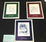 SCARCE c1950s / 1960s HUGE KINGSROVE CHRISTMAS CARDS SALESMAN SAMPLE BOOK.