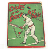 1909 RARE HUMOROUS CRICKET BOOK “CRICKET AT THE BREAKFAST TABLE”.