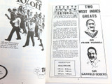 SCARCE 1975 SOUVENIR PROGRAMME. WEST INDIES v ACT & SOUTHERN NSW XI