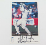 MARK TAYLOR HANDSIGNED OFFICIAL ECB LARGE COLOUR POSTCARD.