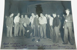 RARE PHOTO 1947 ENGLAND TOURING CRICKET TEAM IN NEW ZEALAND PLAYING LAWN BOWLS.