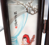 SUPERB c1950’s / 1960’s CHINESE EXPORT WARE MINIATURE HANDPAINTED MARBLE SCREEN.