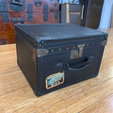 C 1920's Black Hat Travel Trunk by Elusive French brand Goyard 