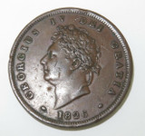 SUPERB HIGH GRADE EF / EF+ 1826 ENGLISH PENNY. PERFECT SPECS.