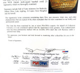 BASEBALL CERTIFIED 23 SIGNATURES HOF MEDWICK, MIZE, APPLING, LOPEZ, SEWELL ETC