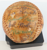 BASEBALL CERTIFIED 23 SIGNATURES HOF MEDWICK, MIZE, APPLING, LOPEZ, SEWELL ETC