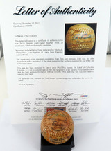 BASEBALL CERTIFIED 23 SIGNATURES HOF MEDWICK, MIZE, APPLING, LOPEZ, SEWELL ETC