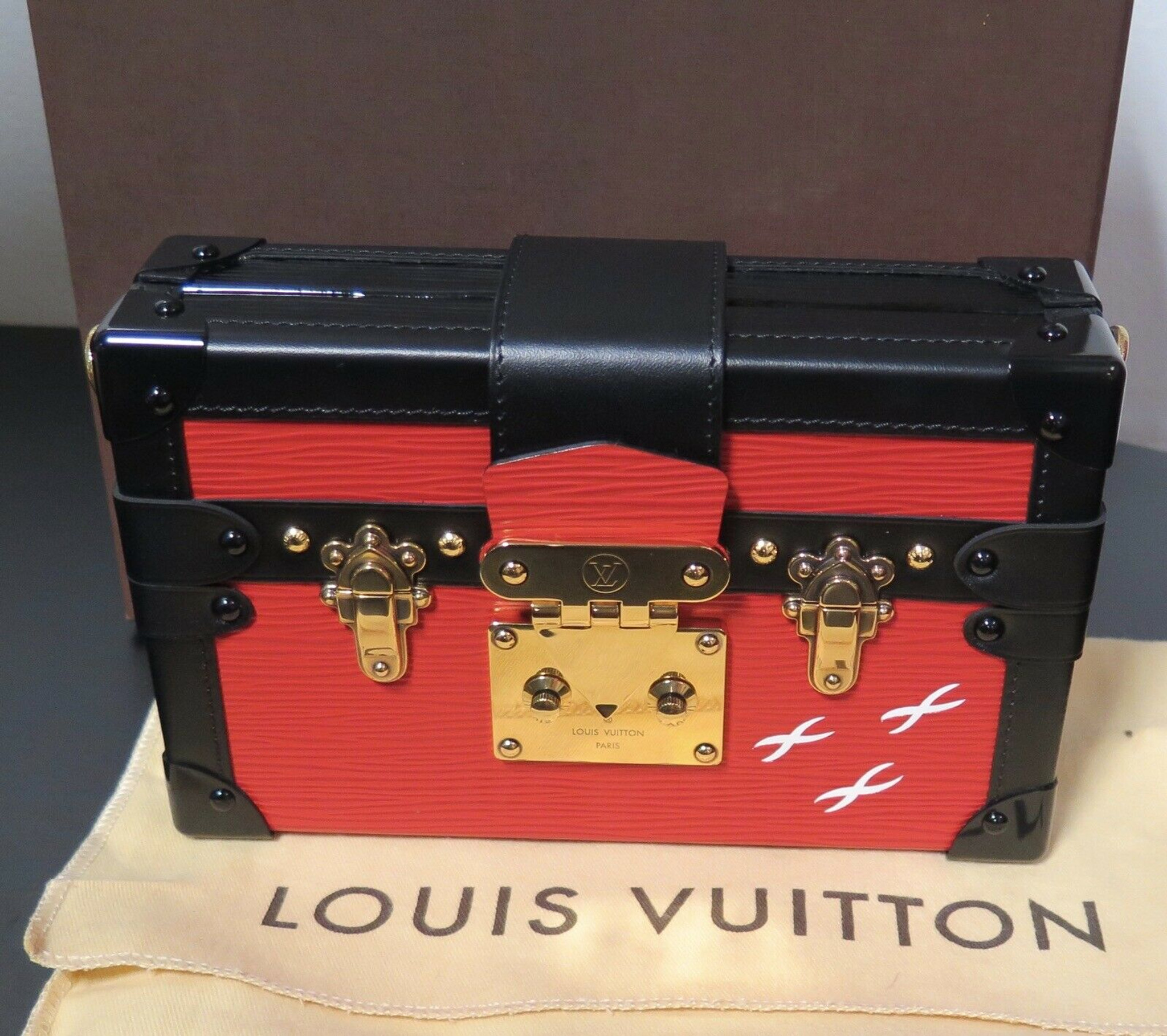 louis vuitton red box bag