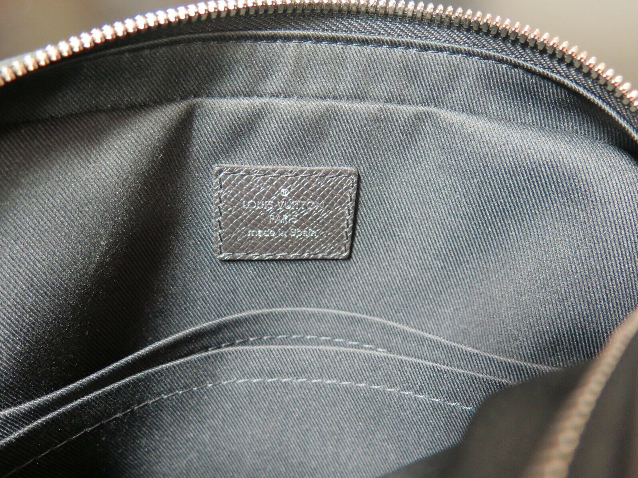 Louis Vuitton LOUIS VUITTON Bag Taiga Men's Shoulder Anton PM Acajou M34410  Dark Brown