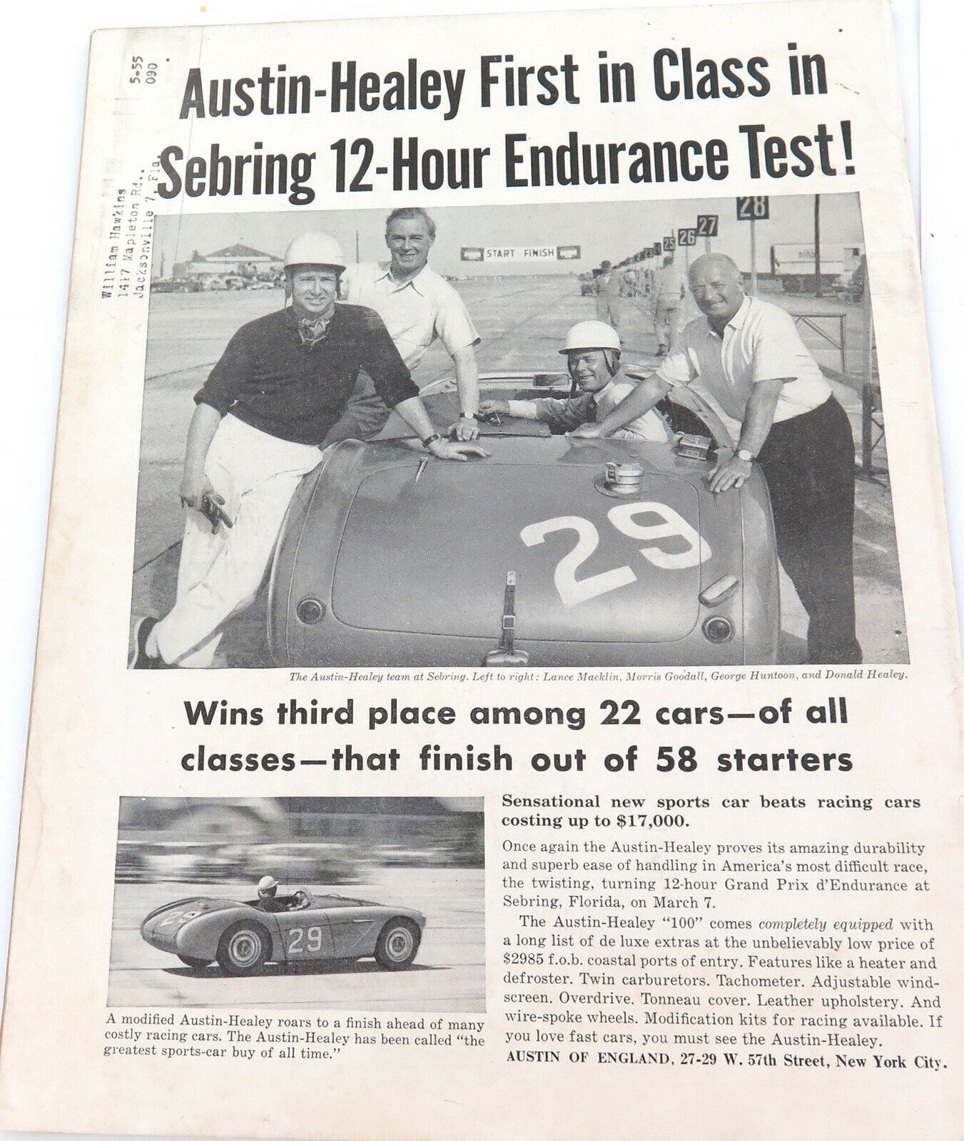 JUNE 1954 USA SPEED AGE MAGAZINE. “INDIANAPOLIS ROARS AGAIN” ISSUE.