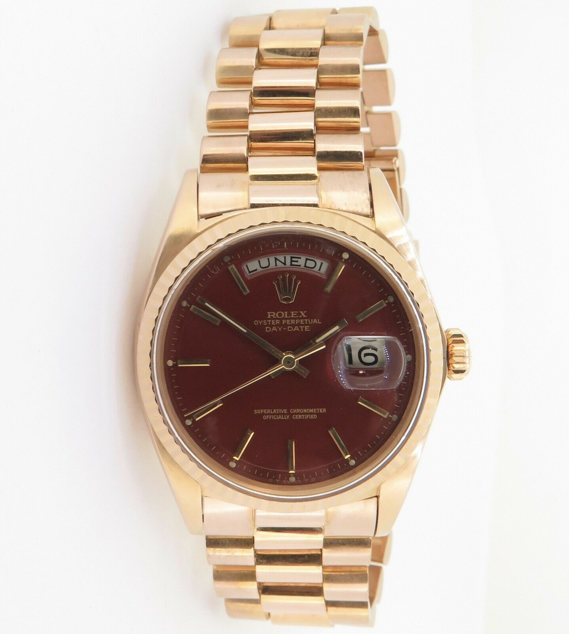 Vintage Rolex Day Date 1803 18K Rose 