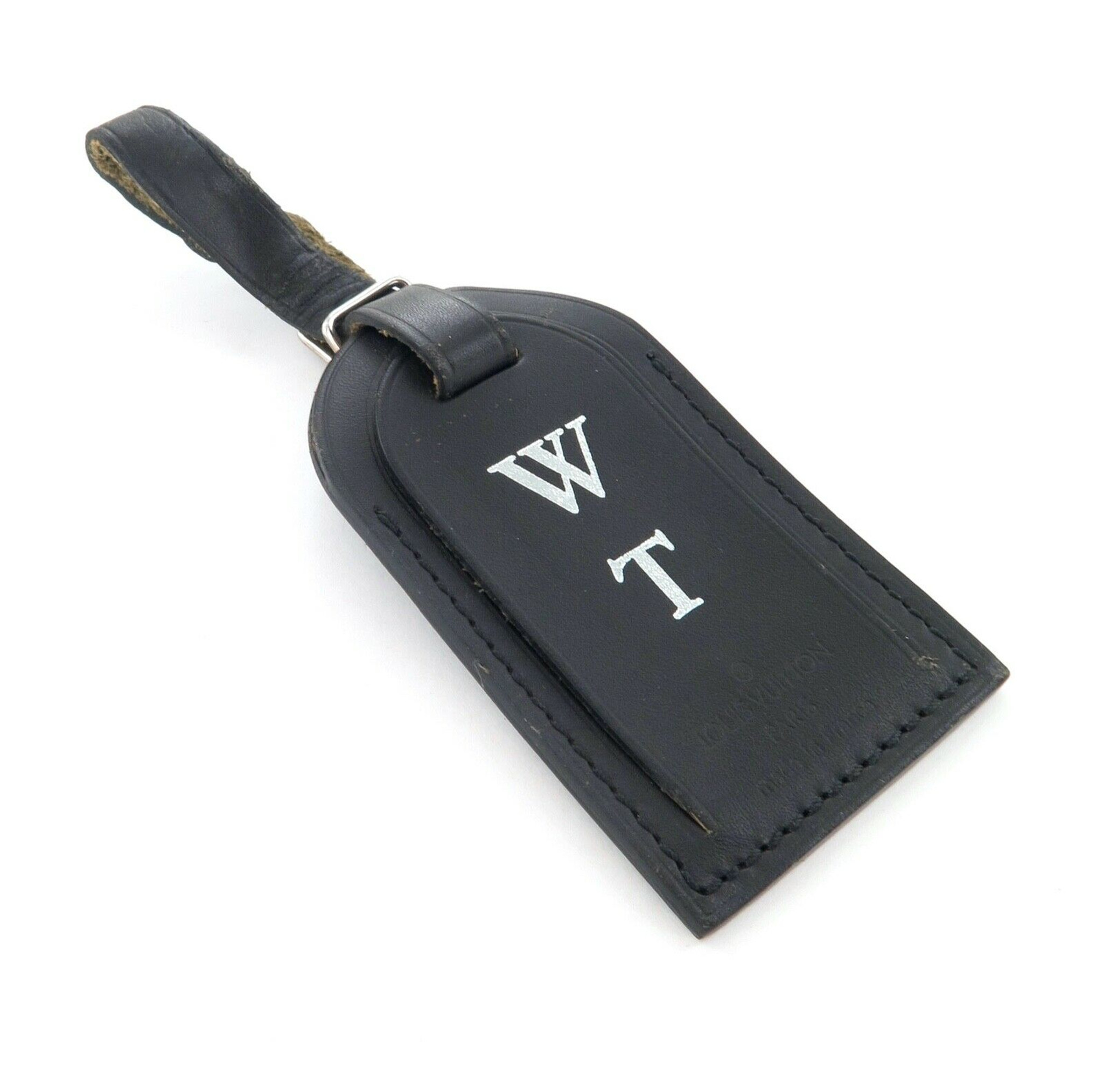 Louis Vuitton Monogrammed Luggage Bag Identification Tag - WT