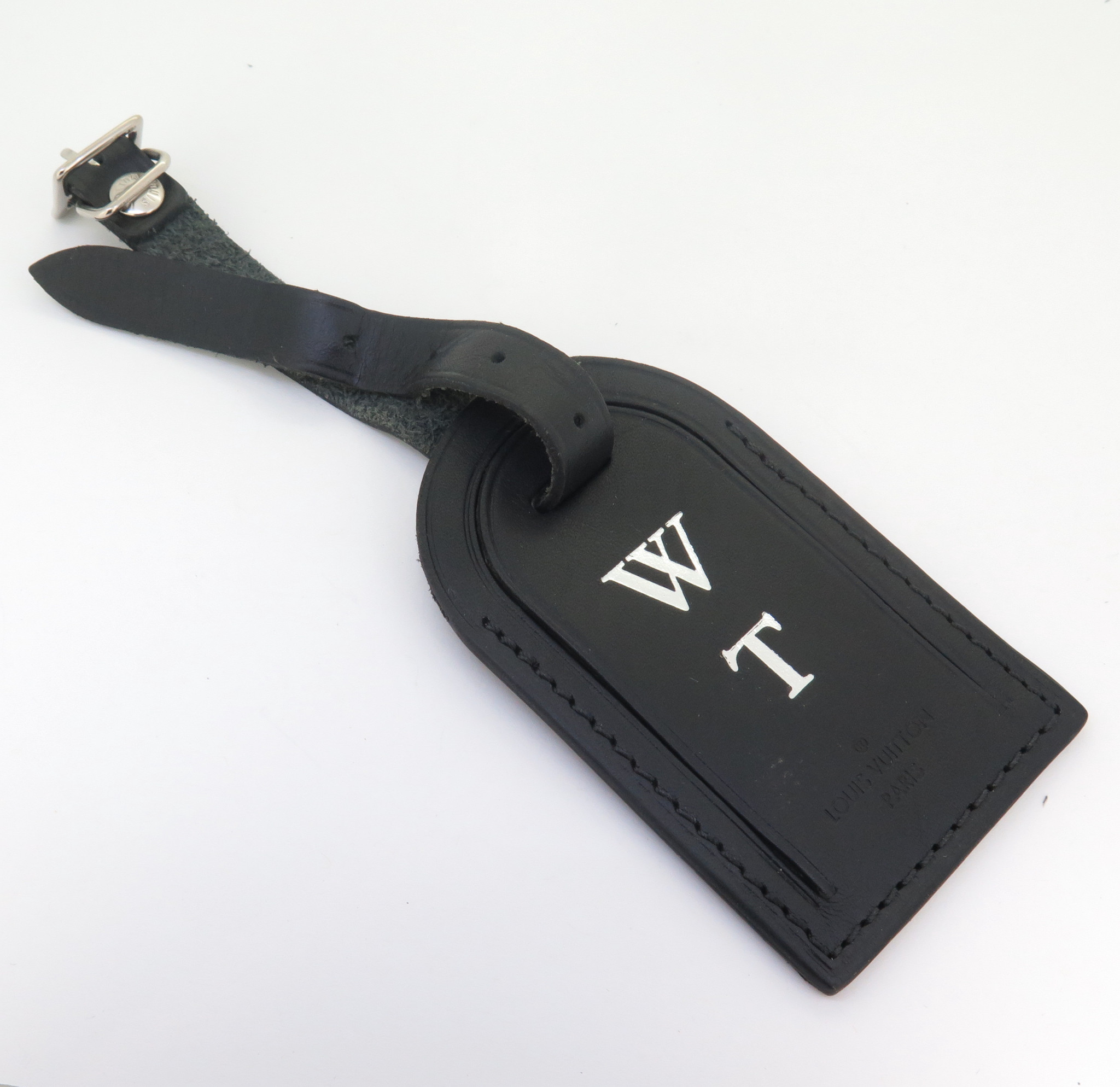 Louis Vuitton Monogrammed Luggage Bag Identification Tag - WT
