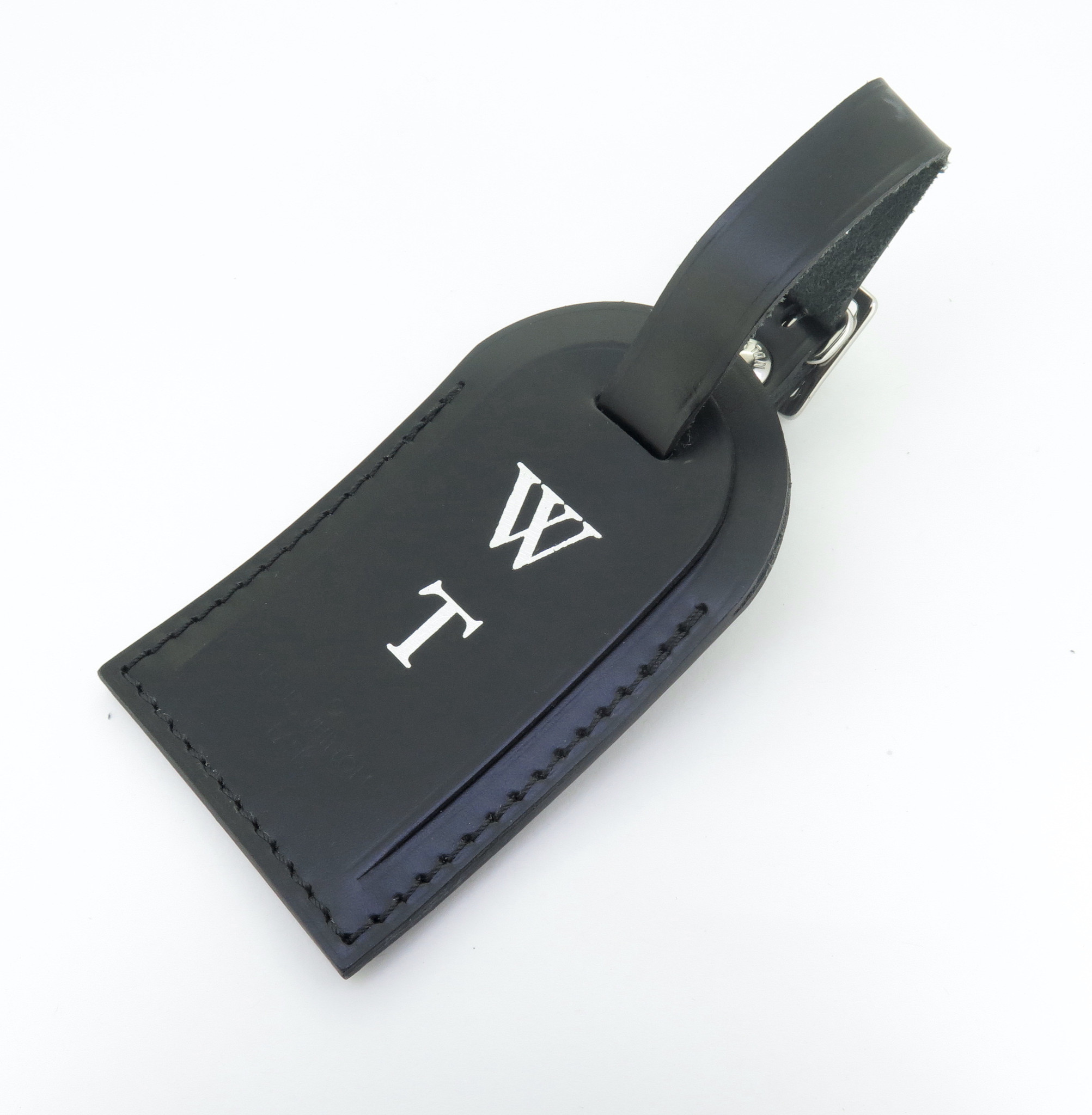 Louis Vuitton Monogrammed Luggage Bag Identification Tag - WT