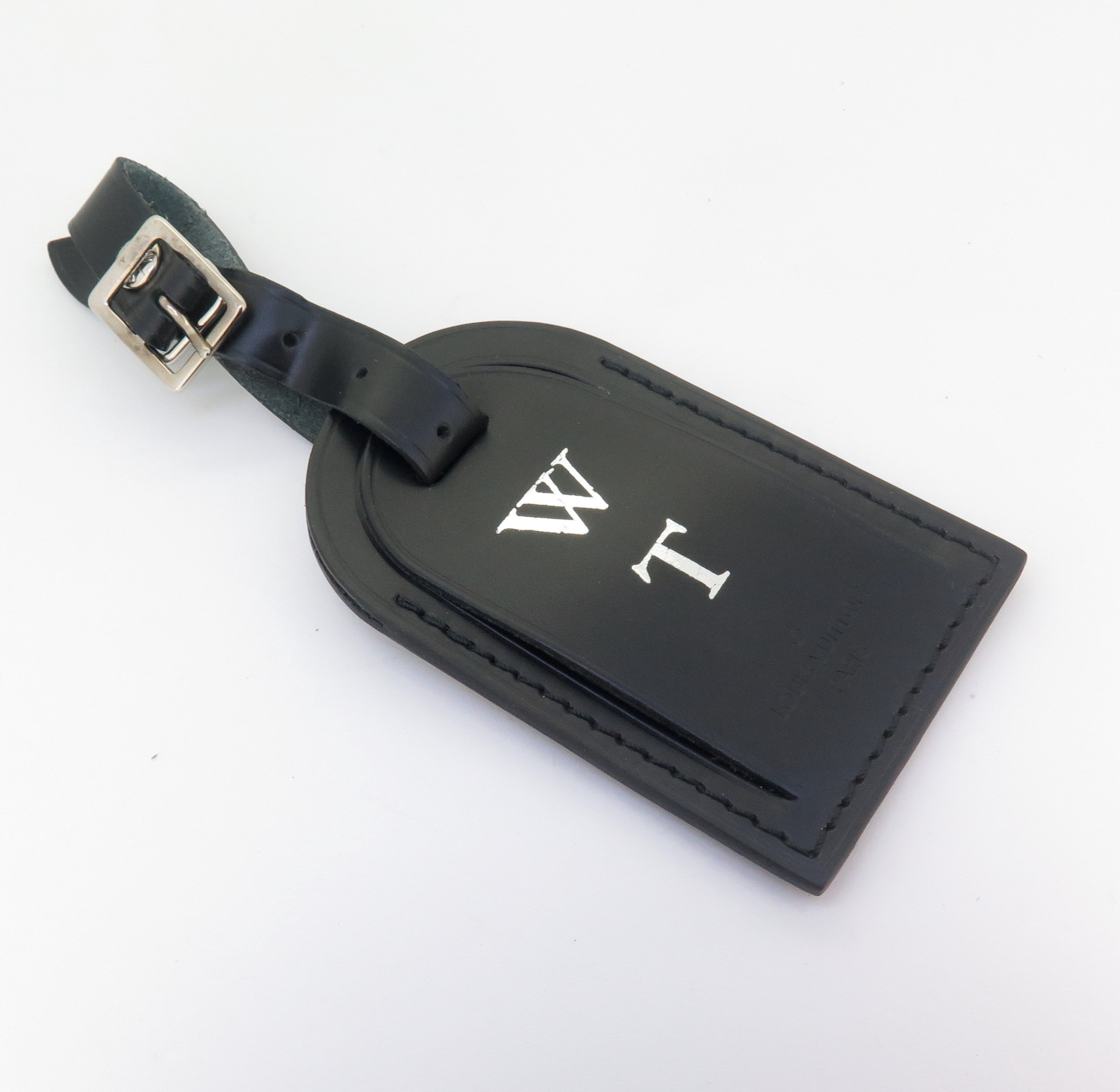 Louis Vuitton Monogrammed Luggage Bag Identification Tag - WT