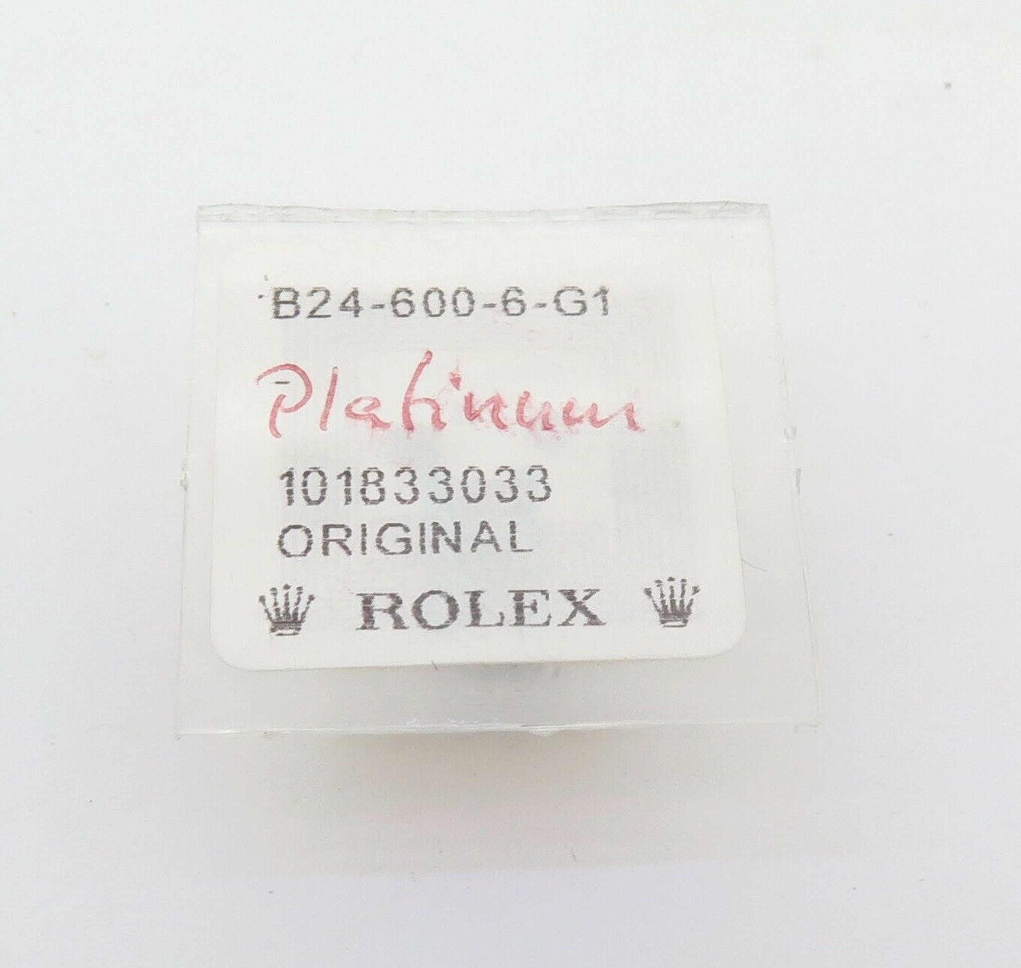 Authentic Rolex Platinum Crown B24 600 6 G1 New Old Stock