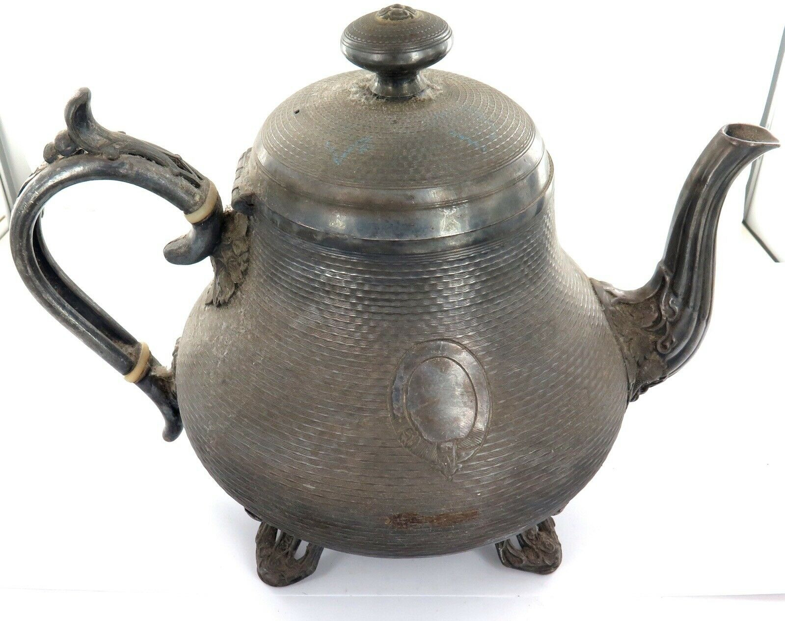 c1870s ENGLISH EPBM JAMES DIXON & SONS VERY LARGE HEAVY SET 3