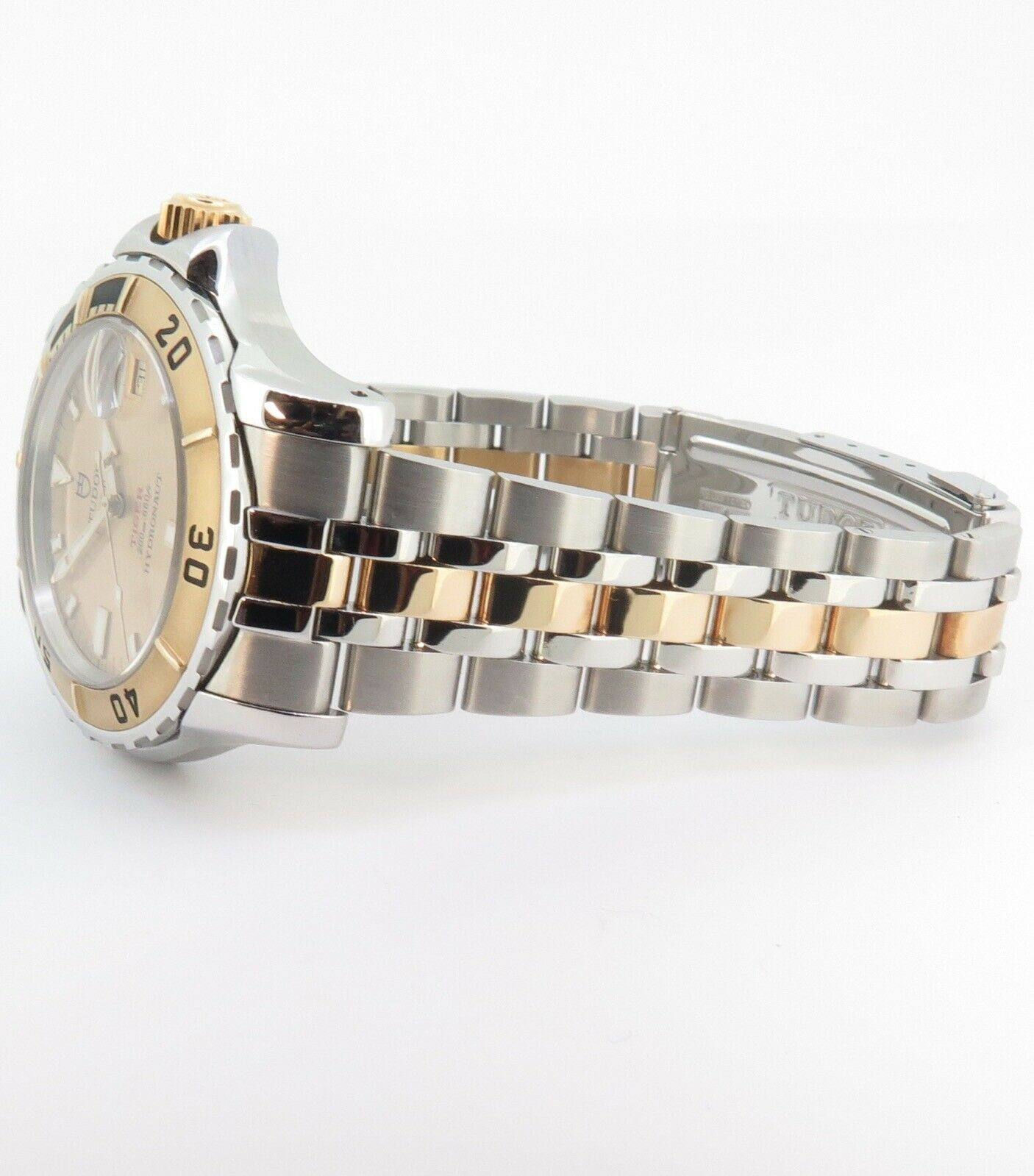 Tudor Prince Hydronaut Tiger 18K Stainless Steel Watch 89193 Box & Papers