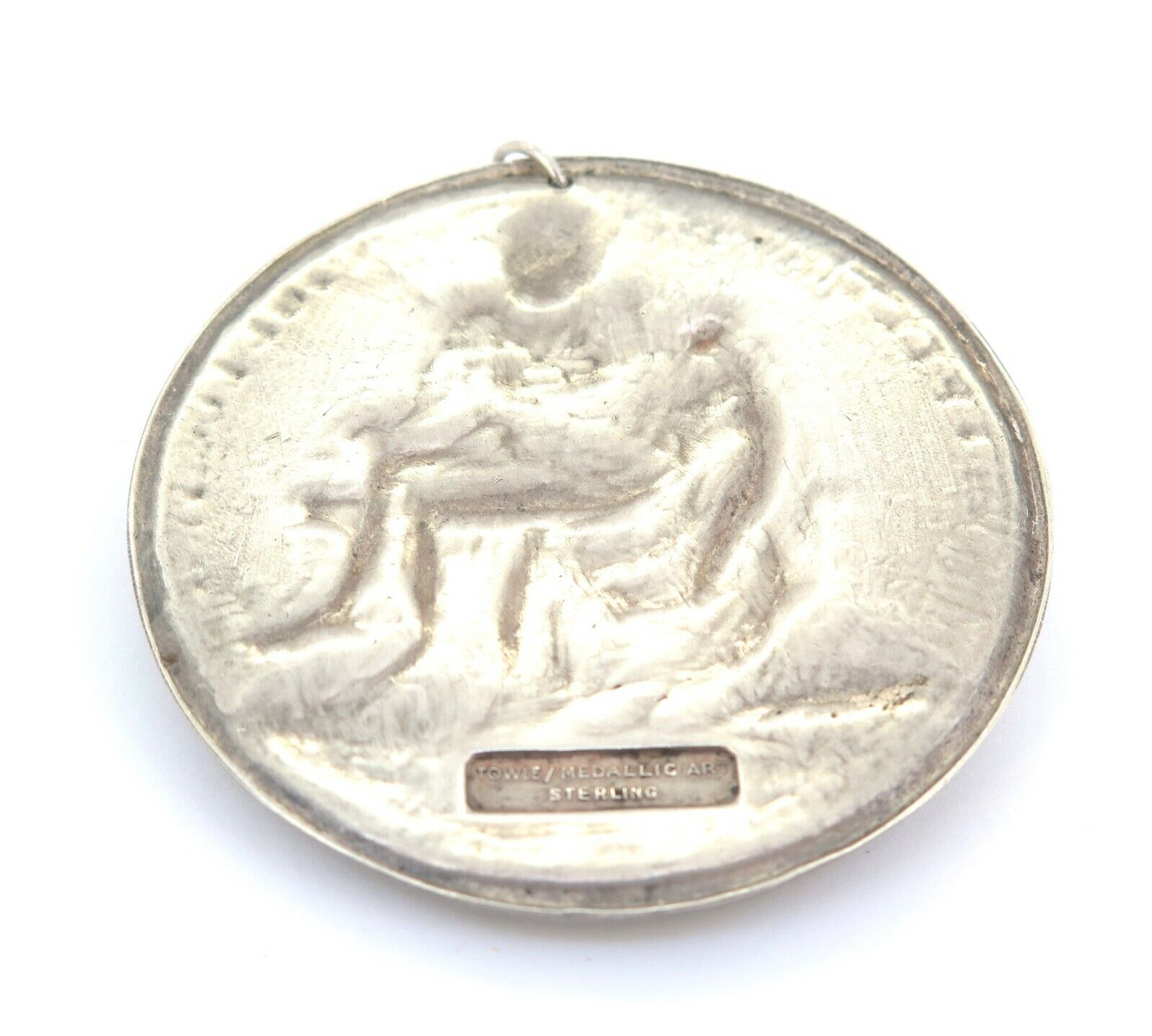 Sterling Silver 'Pieta By Michelangelo' 1964 Towle Medallic