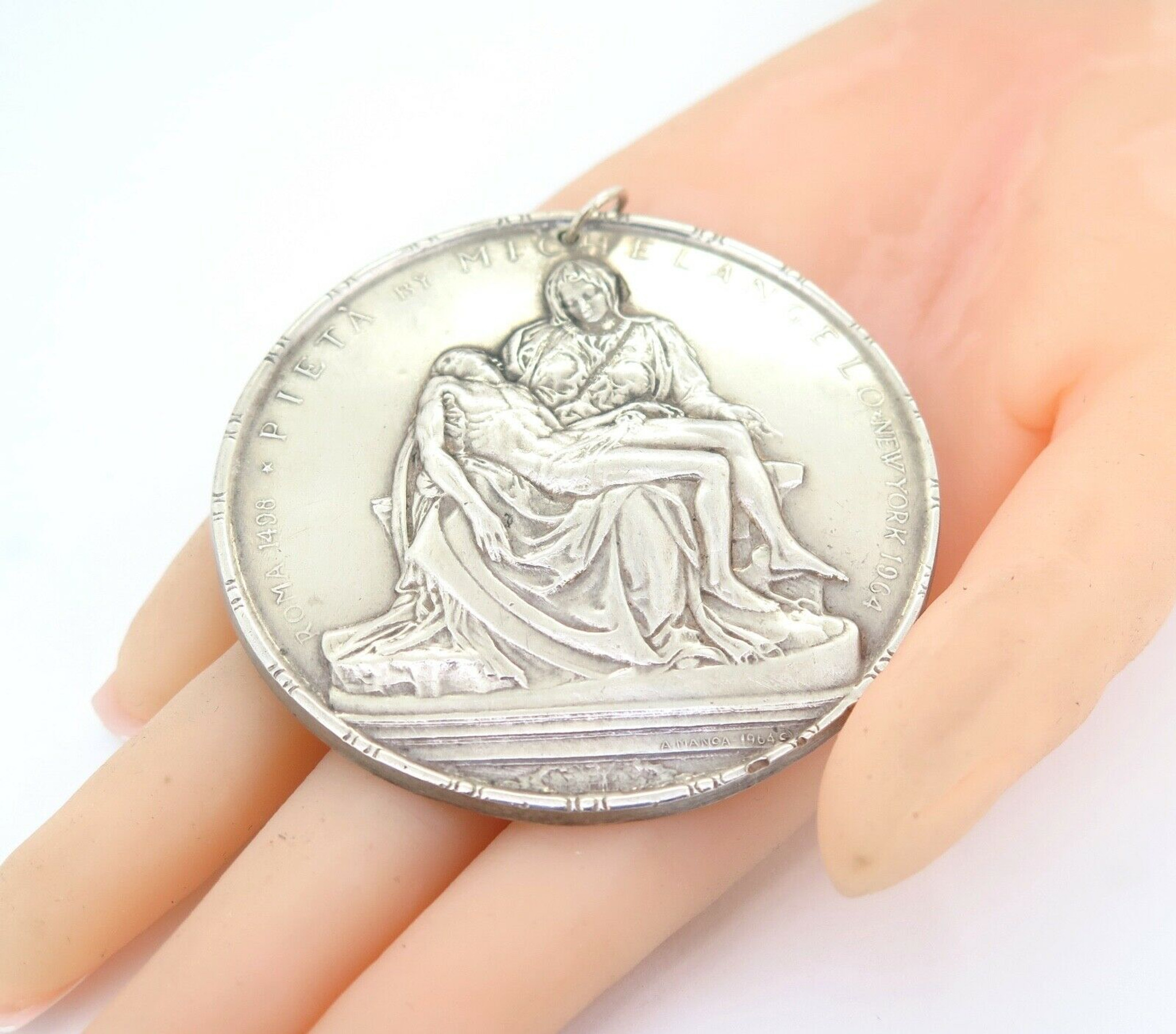 La Pieta　バチカン 銀メダル 1978 Pope Paul VI Silver Pieta 1963-1978 Michelangelo La