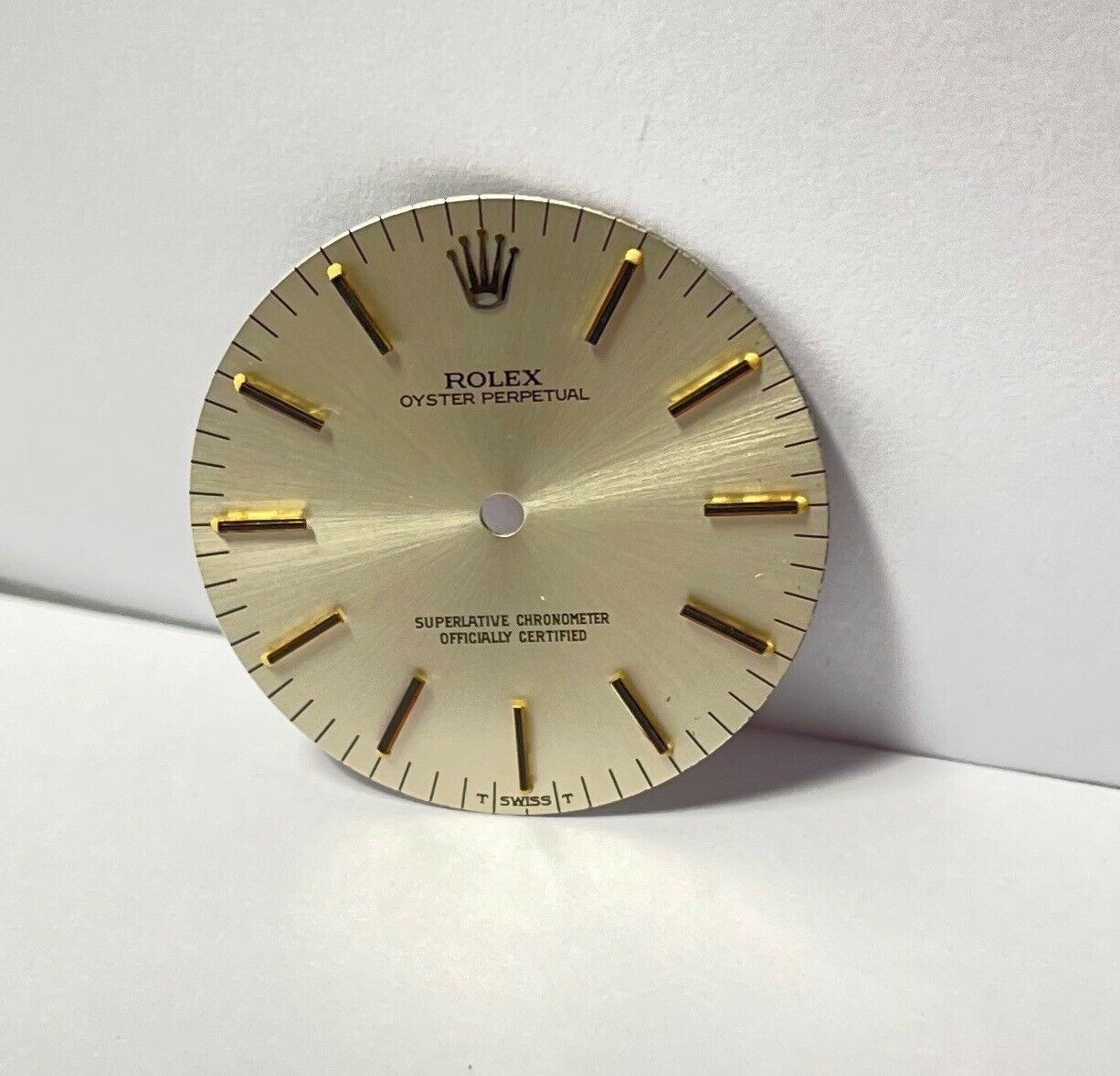 Vintage Rolex 1002 Oyster Perpetual Silver \u0026 Gold Stick T Dial #202