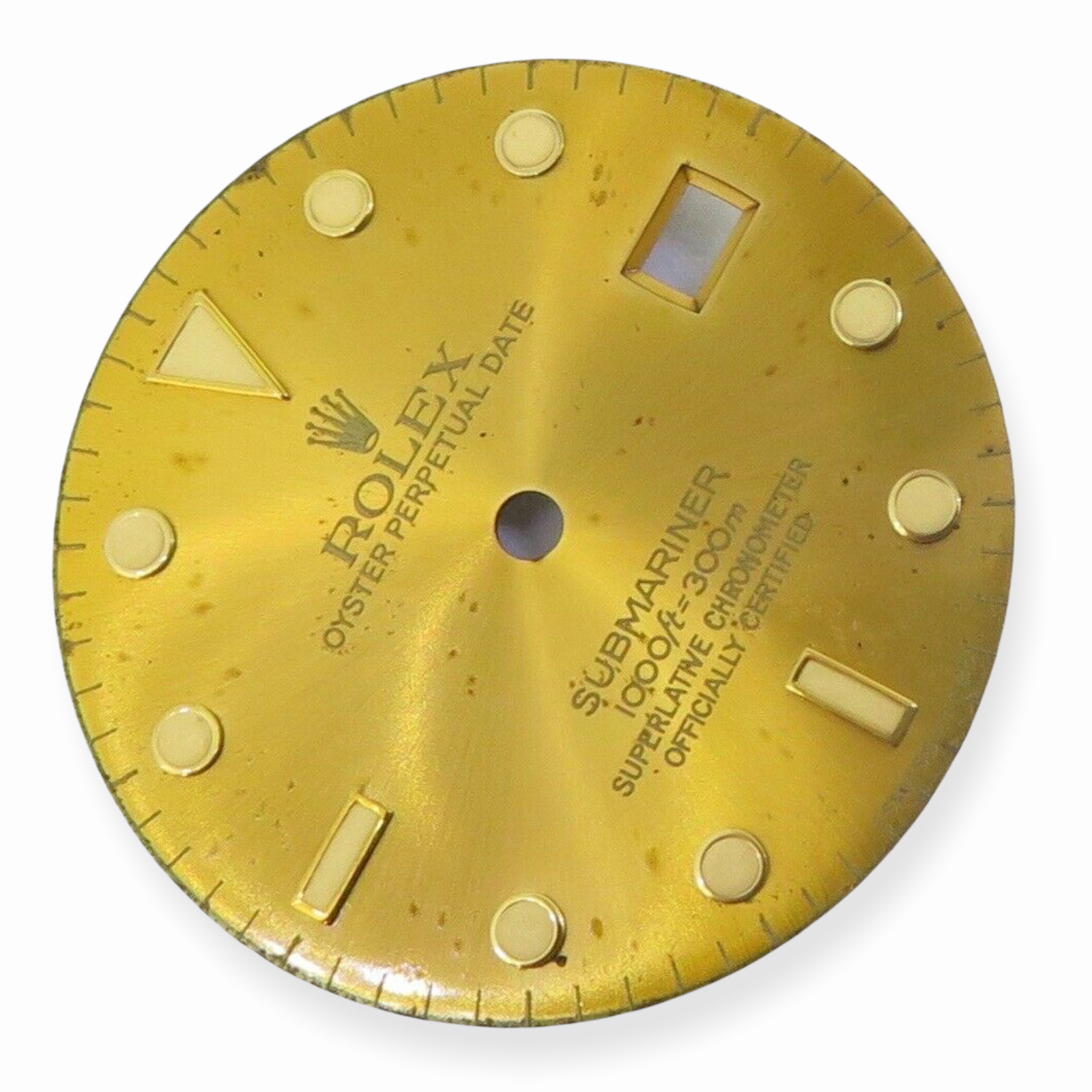 Vintage Rolex Submariner Tropical Gold 