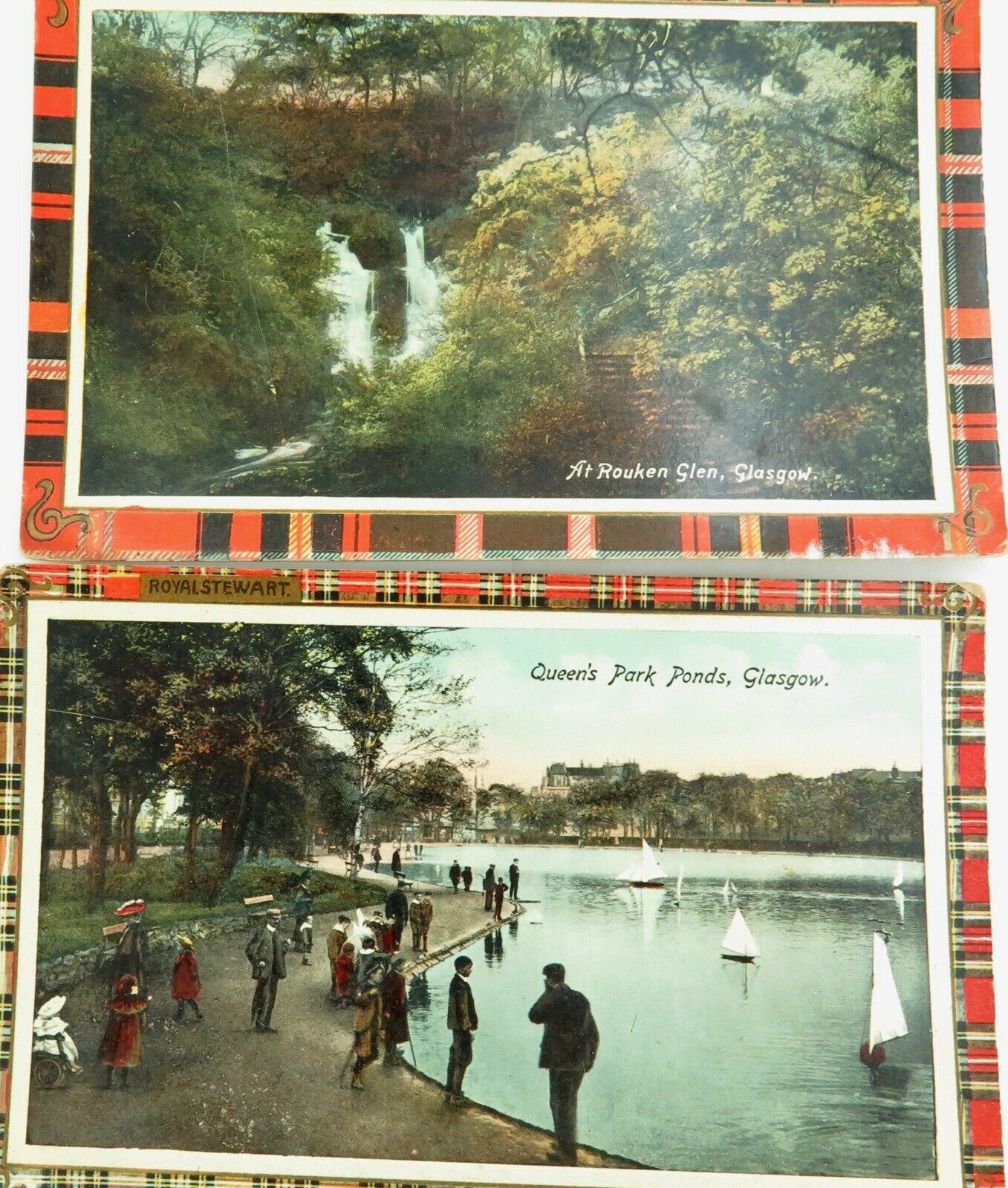 c1908 12 x Postcards Glasgow, Scotland. All The Same Series 2160 & Unused.