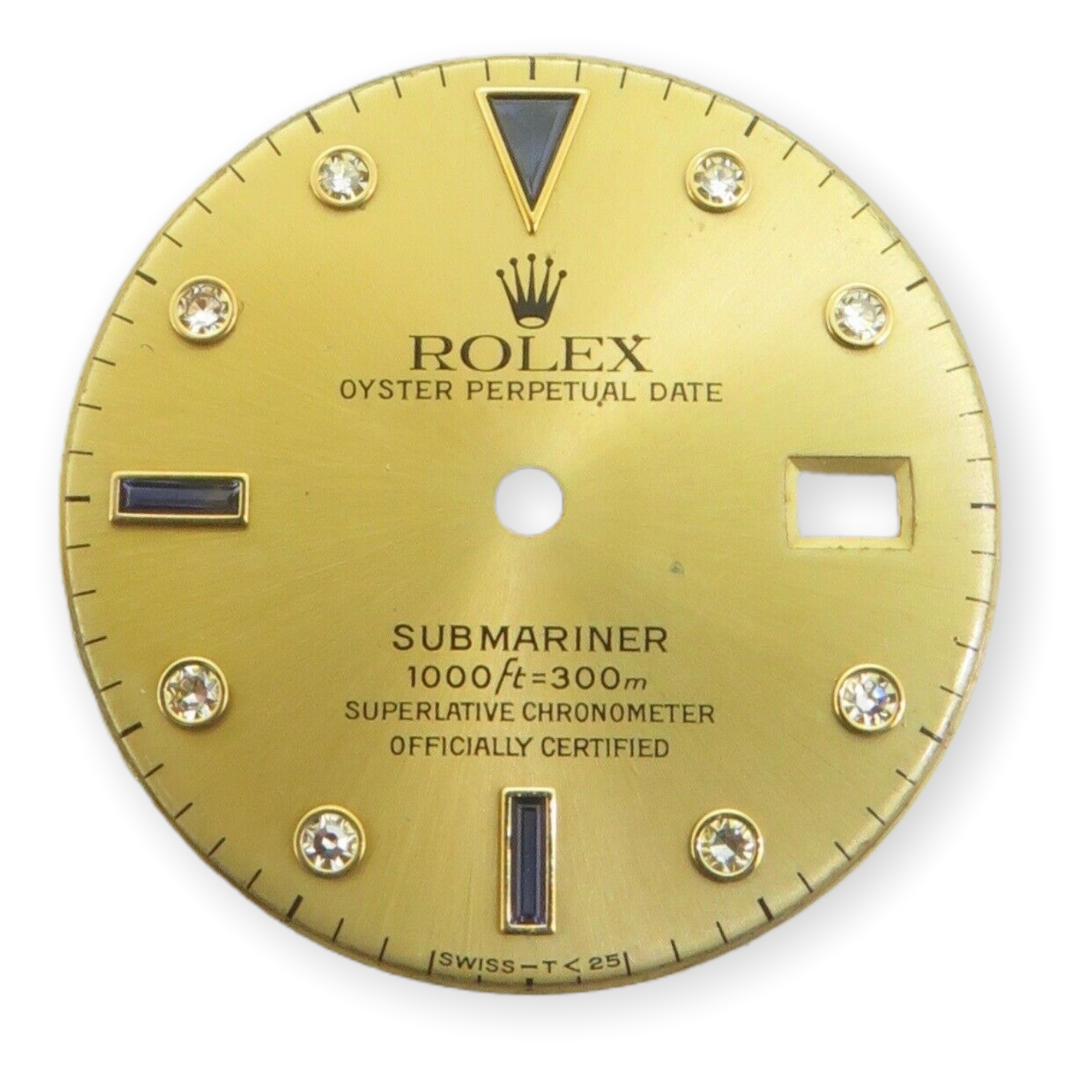 Authentic Vintage Rolex Submariner Serti Sultan 16613 16618 Dial #285