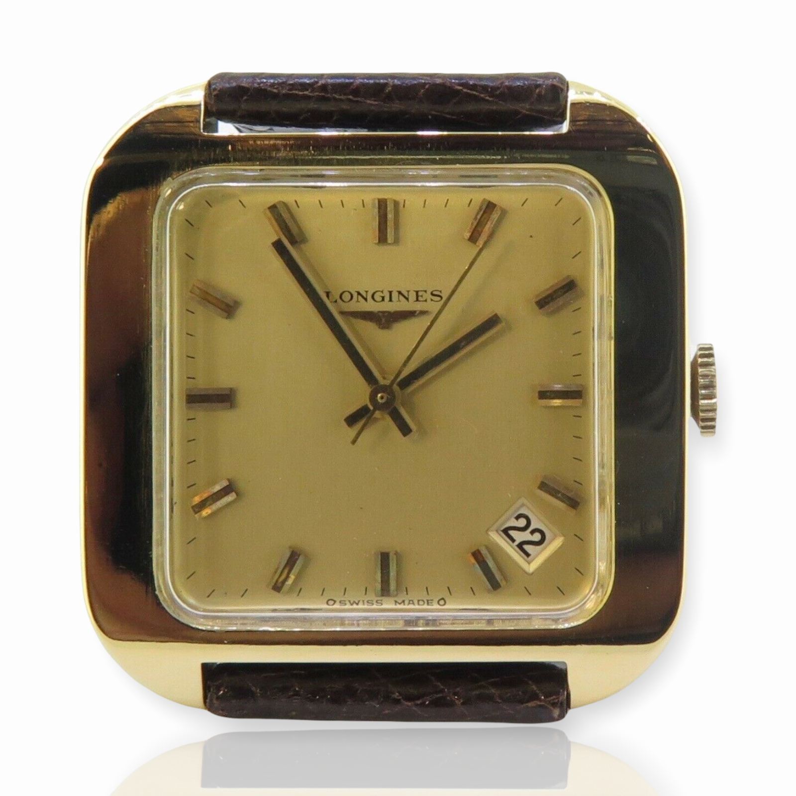 Vintage 1970s Longines 18ct Gold Manual 