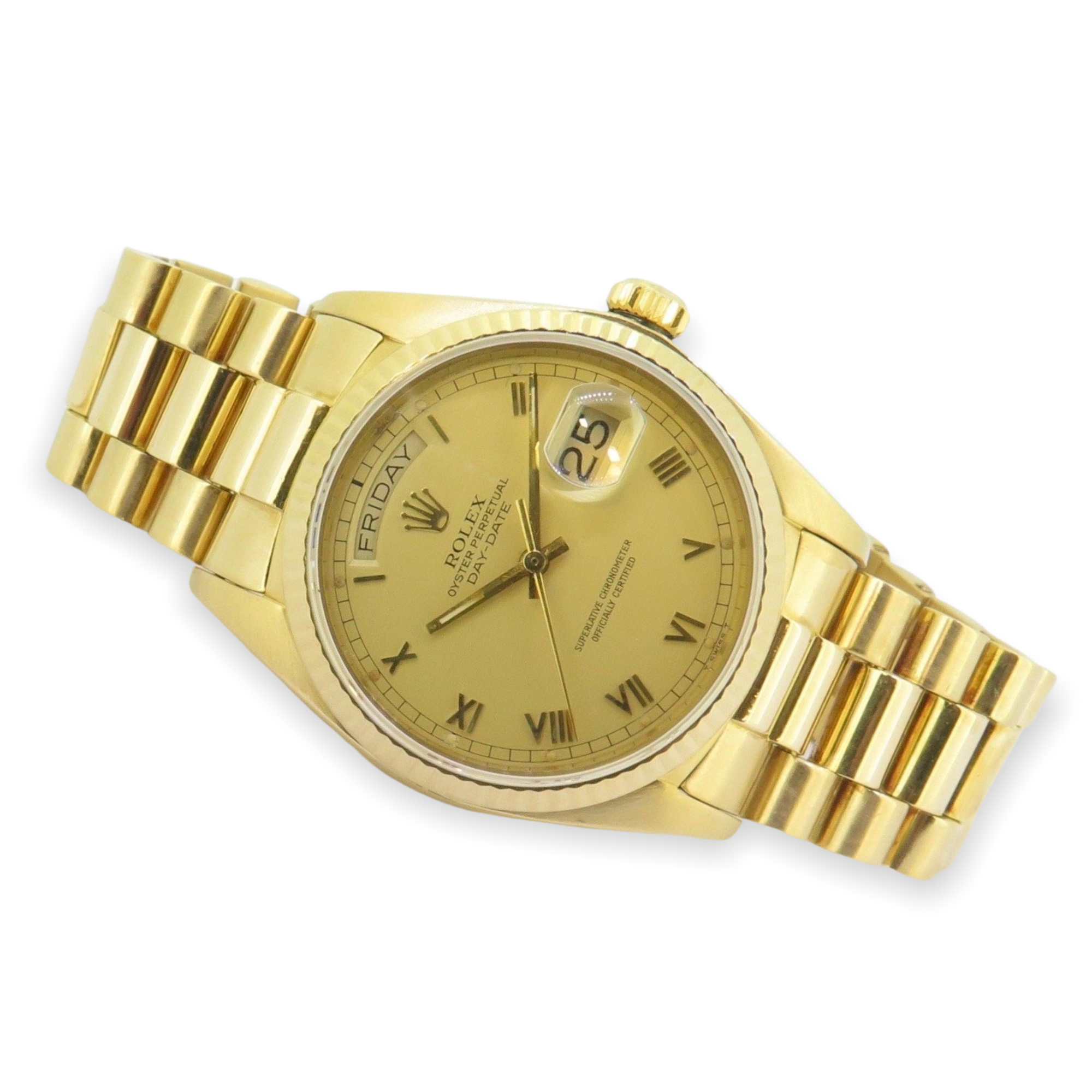 Vintage 1978 Rolex Day-Date 18ct Gold 