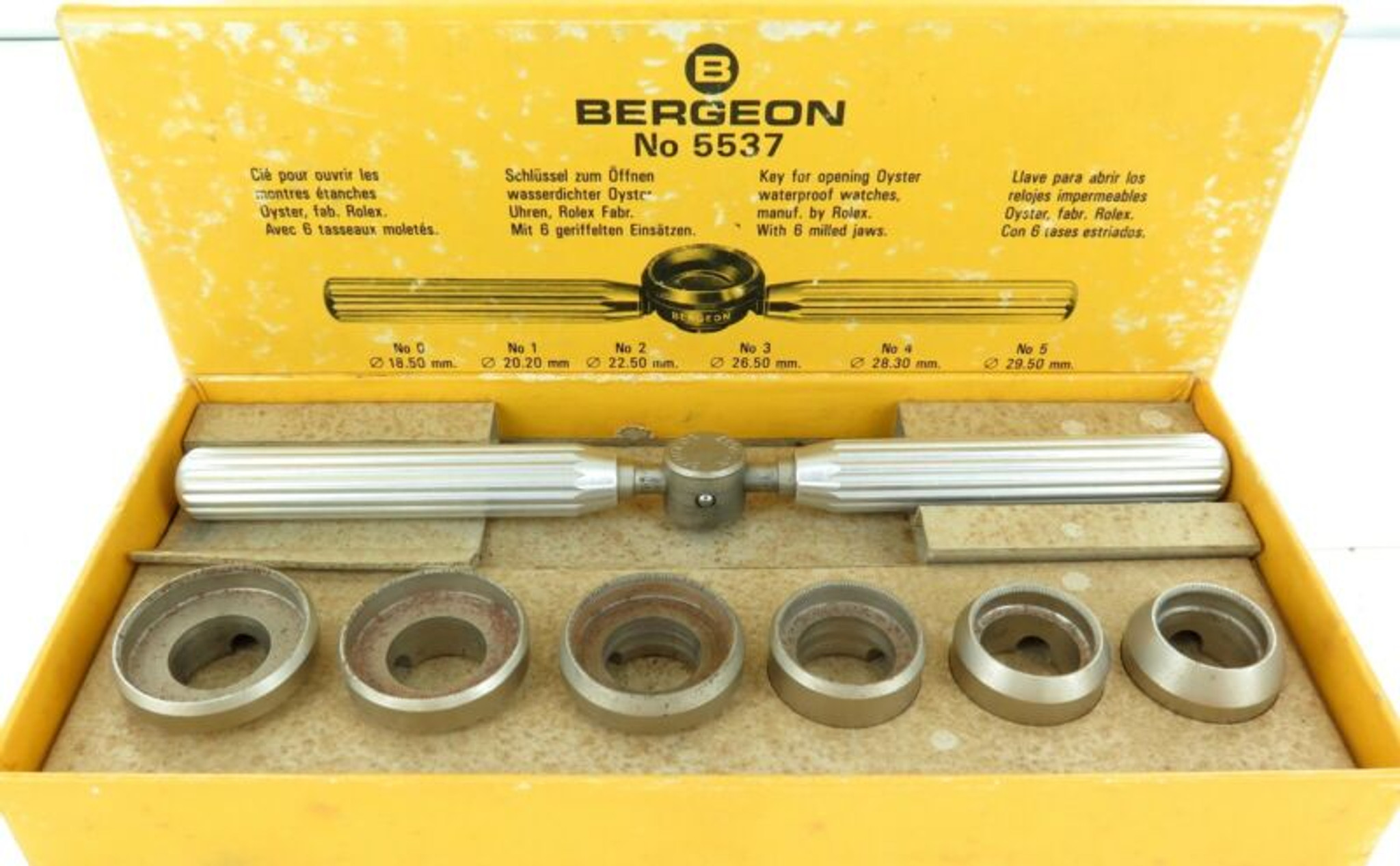 BERGEON 5537 Watch Tool Watch Opener Closer For Rolex Watches