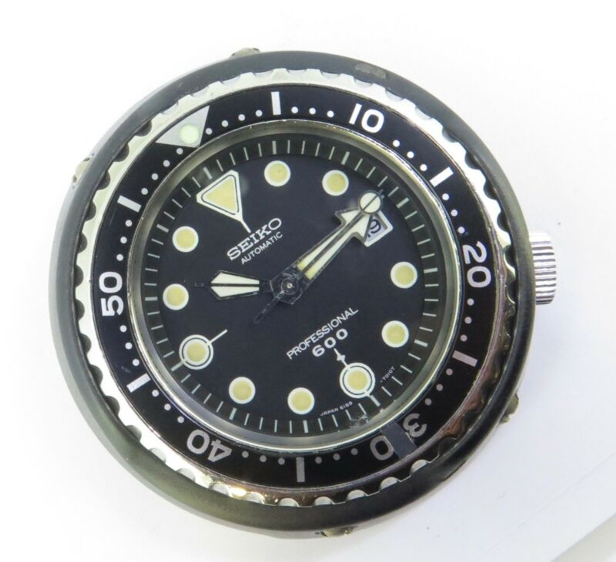 Vintage Seiko Tuna 6159 7010 Mens Automatic 600 Titanium Divers Watch -  Harrington & Co.