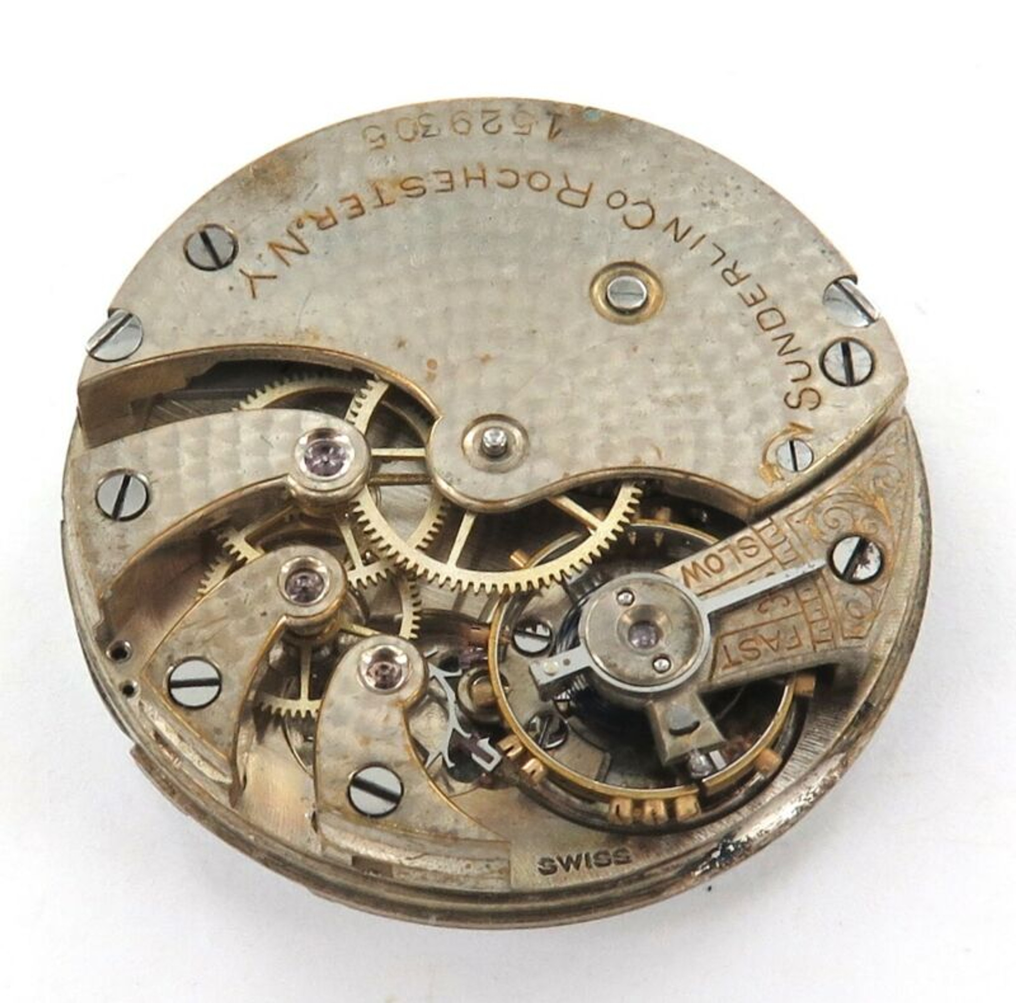 Longines USA PRIVATE LABEL “SUNDERLIN Co” NY POCKET WATCH MOVEMENT