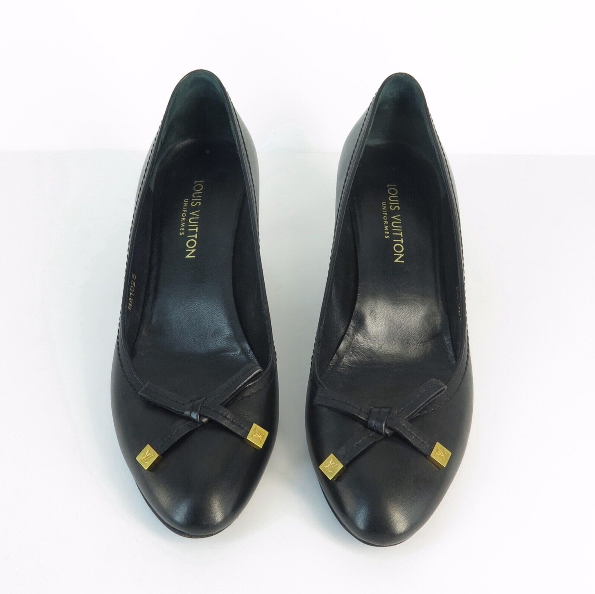 LOUIS VUITTON Patent Leather Ballet Flats Shoes Size 36 ladies