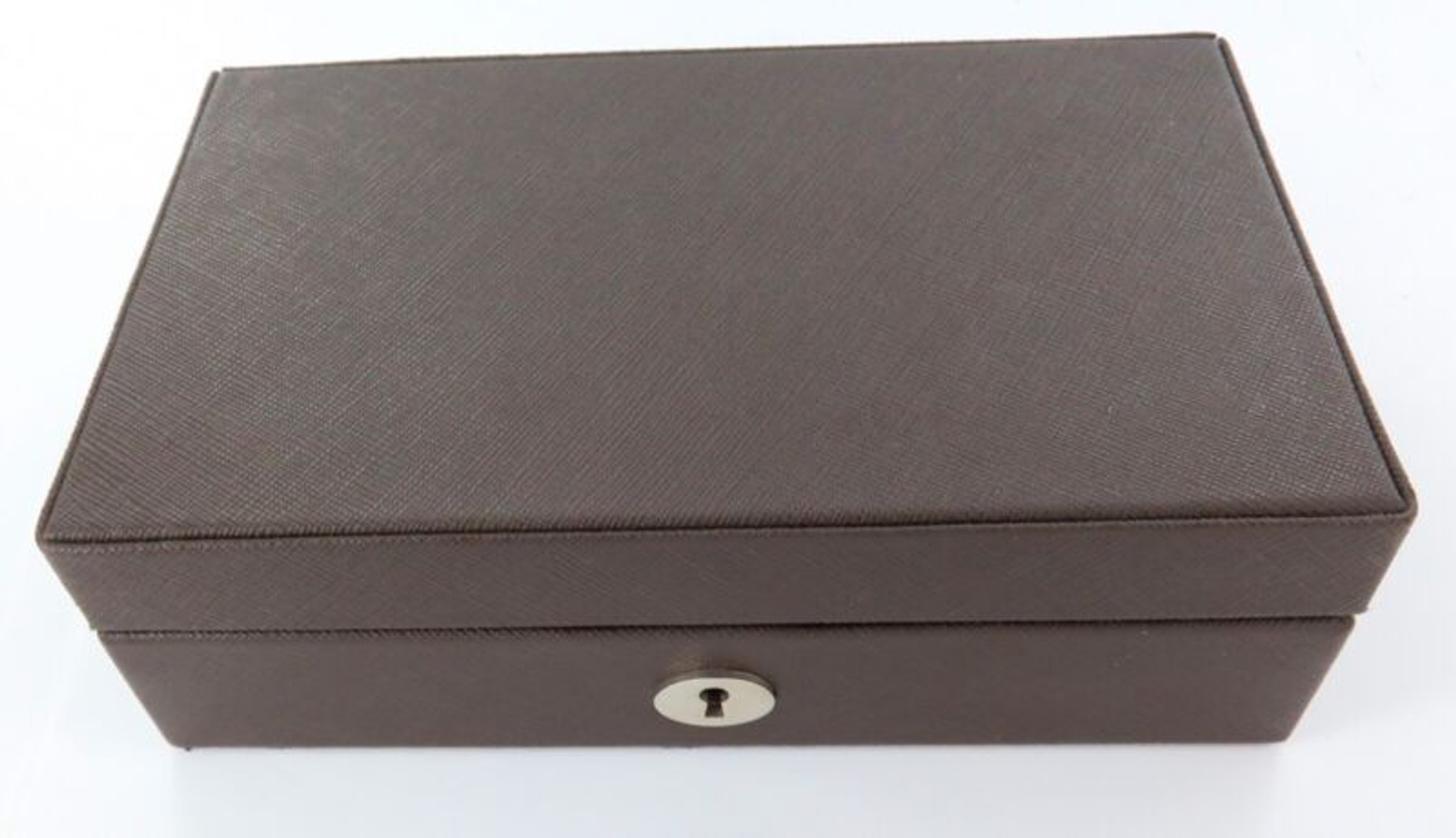 Quality David Jones 15 Compartment Genuine Leather Cufflink / Jewellery