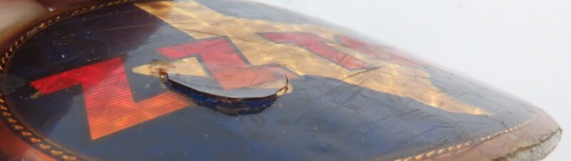 Rare 1977 ZZ Top Pacifica Large Belt Buckle. Harrington & Co.