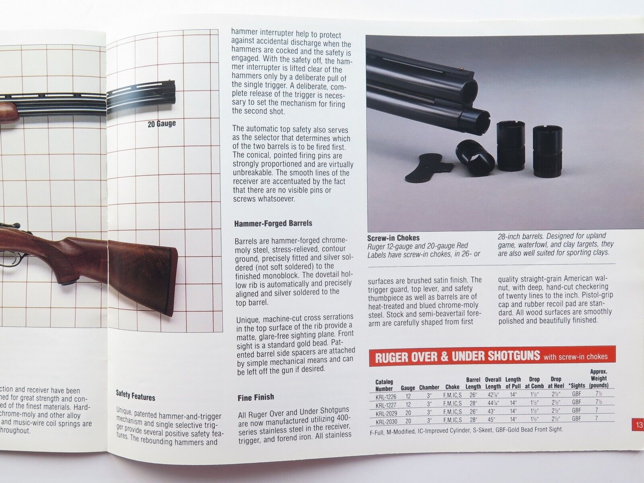 Sturm Ruger & Co 1990 Sporting Firearms Gun Catalogue Harrington & Co.