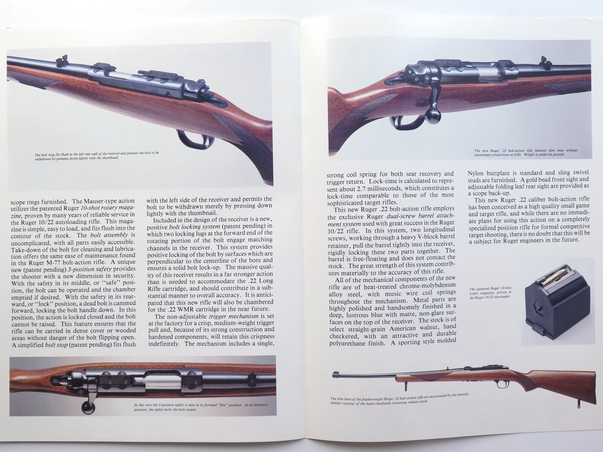 Vintage New Product NRA Preview Catalogue The .22 Rimfire BoltAction