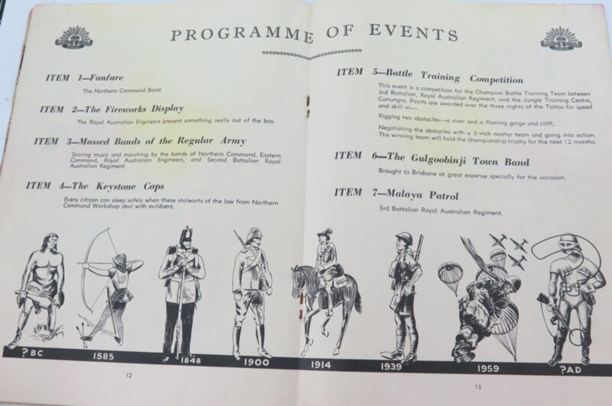 Vintage Birmingham Tattoo Souvenir Programme, 1964 | eBay