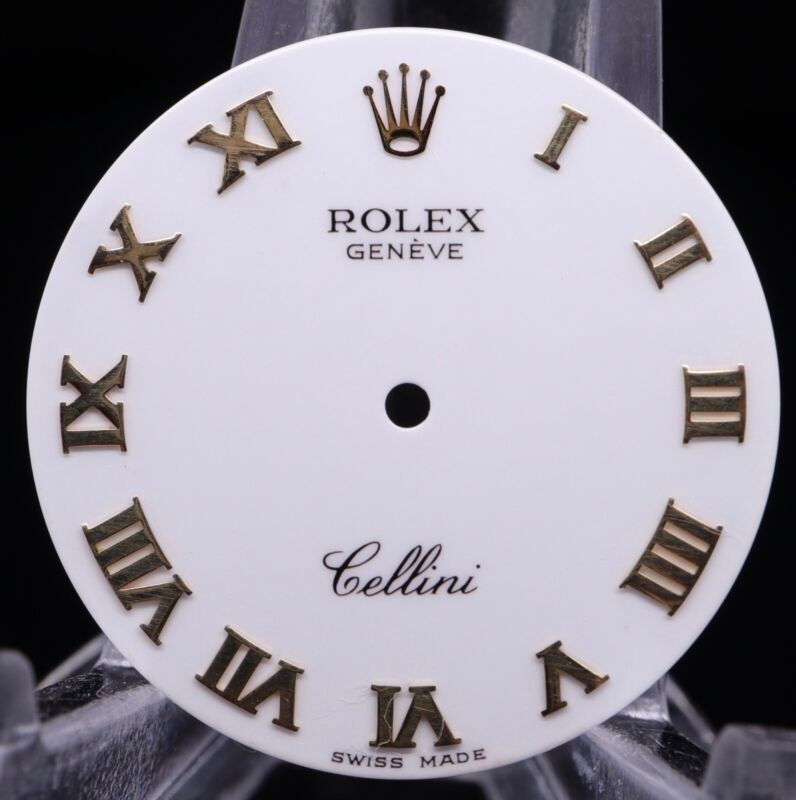 Authentic Vintage Rolex Cellini White Roman Dial #419