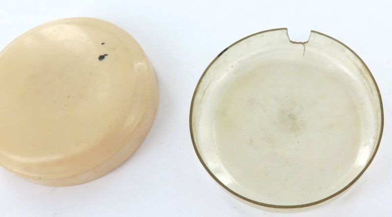 Vintage Mens Pin Set Pocket Watch Plastic Night Case / Travel Case