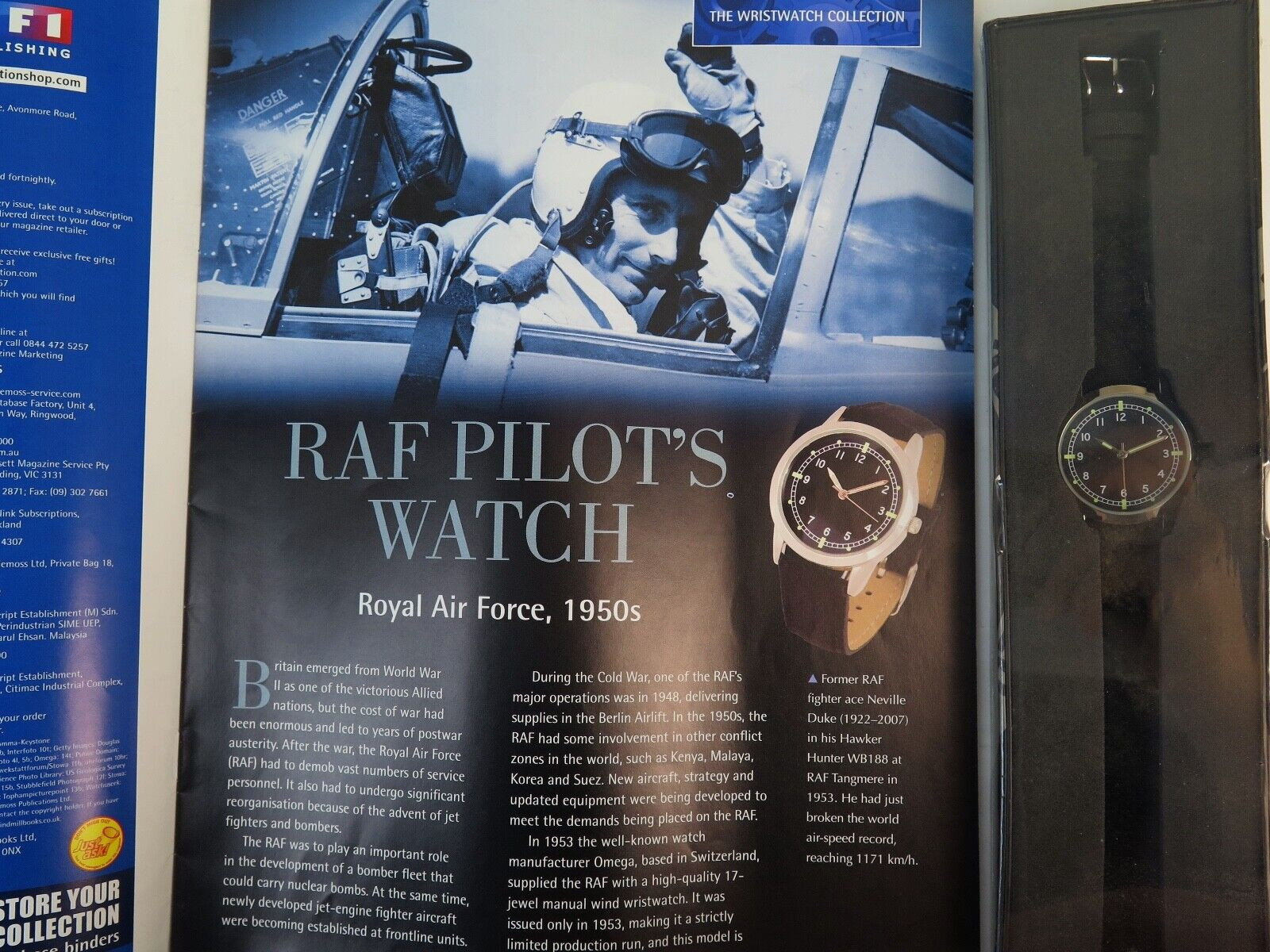 Military Watches Magazine Vol 15: UK 1950s Royal Air Force Pilot - Main Image
