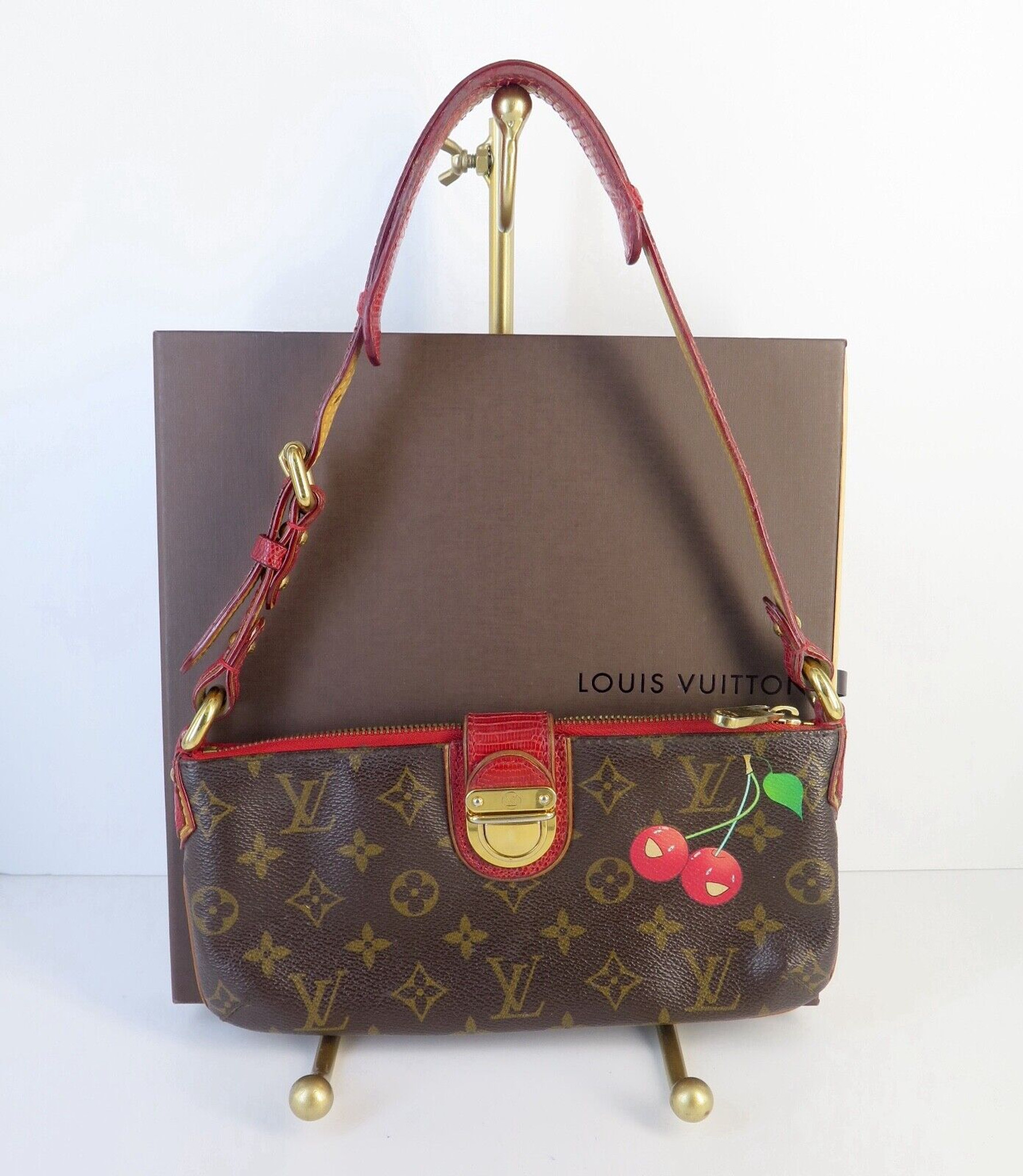 Vintage 2000s Louis Vuitton Takashi Murakami Pochette Monogram