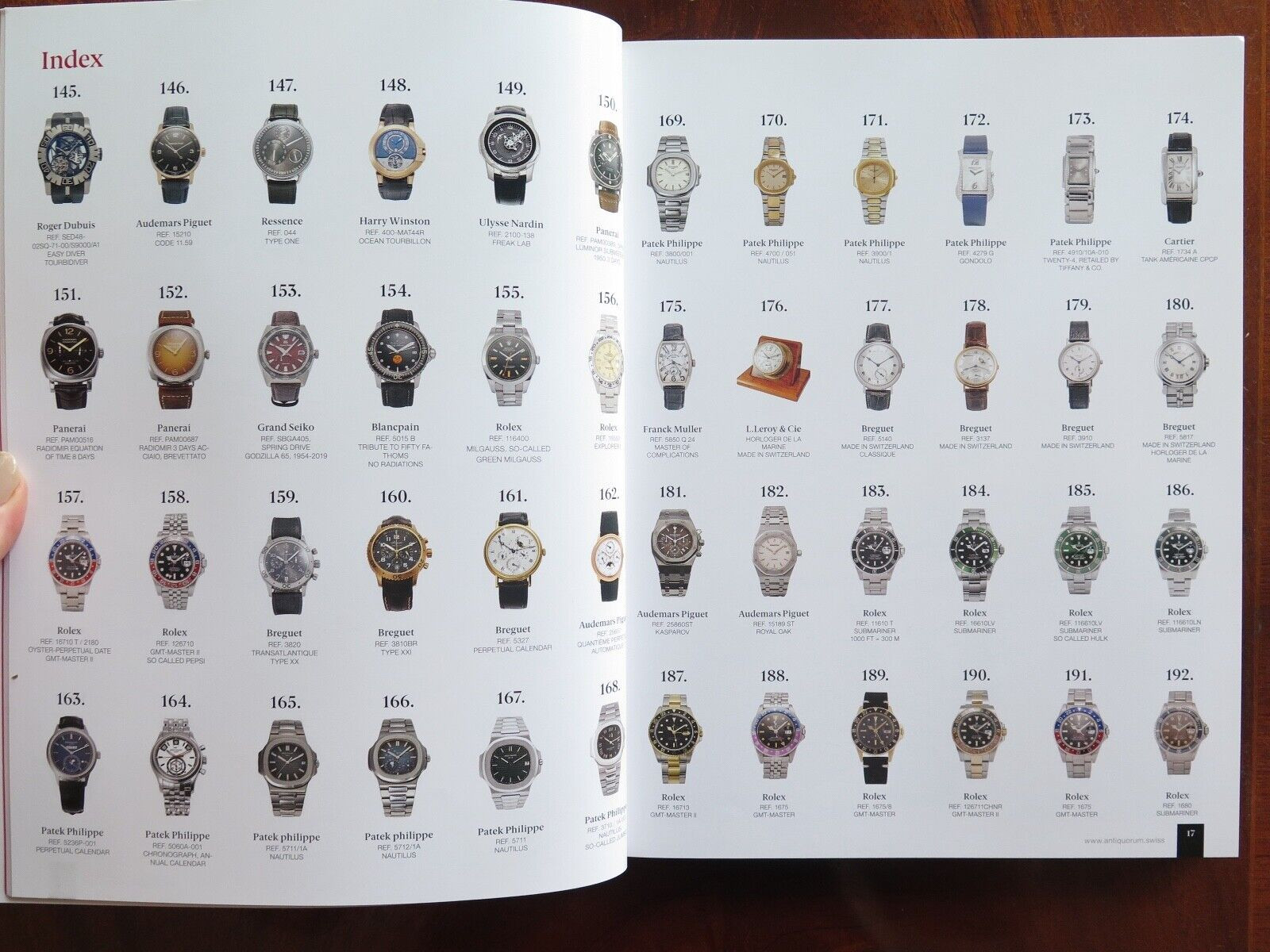 Antiquorum Watch Auction Catalogue. Modern & Vintage Timepieces, Monaco