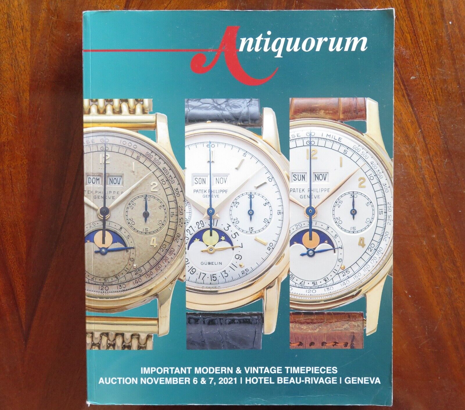 Antiquorum Watch Auction Catalogue. Modern & Vintage Timepieces, Geneva